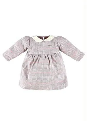 Up Baby - Vestido Manga Longa para Bebê Cinza - UP BABY