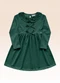 Fakini Kids - Vestido Manga Longa Marrom - variação: Verde