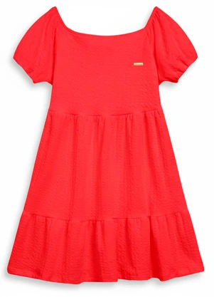 Duduka - Vestido Mangas Balão Estampa Flores Bordô - DUDUKA