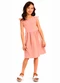 Duduka - Vestido Regata Strass Borboleta e Saia Rosa - variação: Rosa