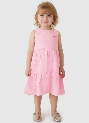 Carinhoso - Vestido Marias Mídi Rosa Claro - CARINHOSO