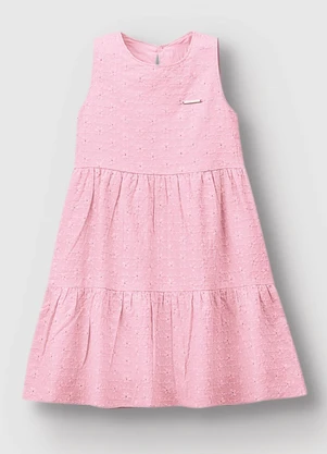 Carinhoso - Vestido Marias Mídi Rosa Claro - CARINHOSO