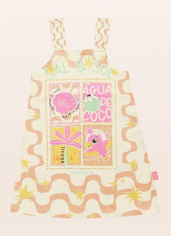 Fakini Kids - Vestido Marrom