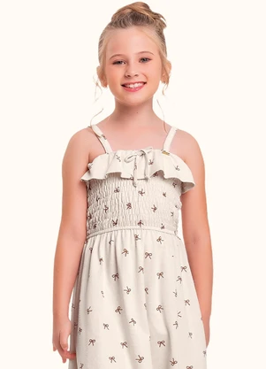 Fakini Kids - Vestido Marrom - FAKINI KIDS