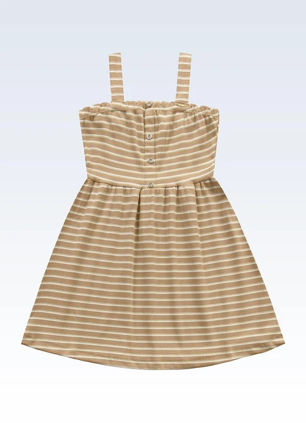 Fakini Kids - Vestido Marrom