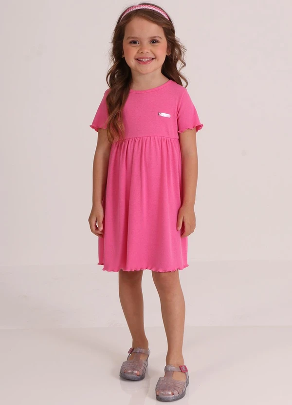 Tink Bink - Vestido Mc em RibanaRosa Jelly