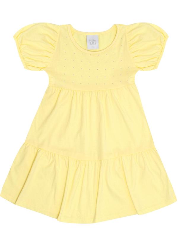 Pulla Bulla - Vestido Meia Malha Amarelo