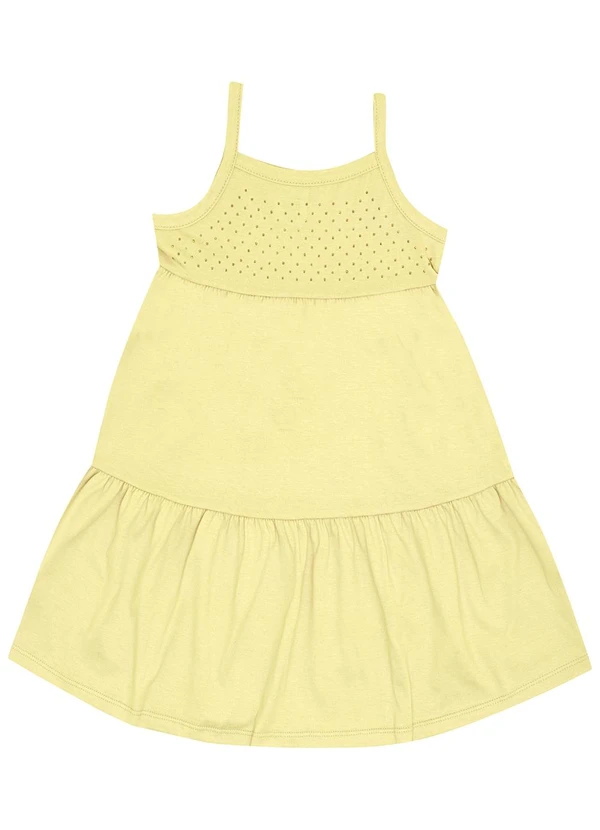 Pulla Bulla - Vestido Meia Malha Amarelo 2