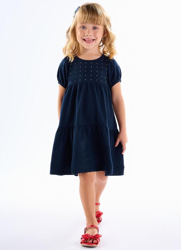 Pulla Bulla - Vestido Meia Malha Azul