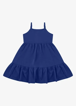 Rovi Kids - Vestido Meia Malha Azul - ROVI KIDS