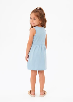 Sweet Lemon - Vestido Meia Malha Azul - SWEET LEMON