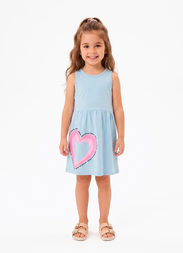 Sweet Lemon - Vestido Meia Malha Azul