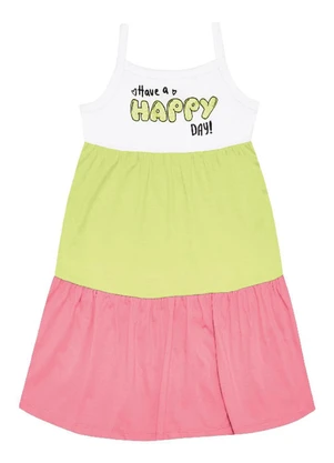 Pulla Bulla - Vestido Meia Malha Menina Amarelo - PULLA BULLA