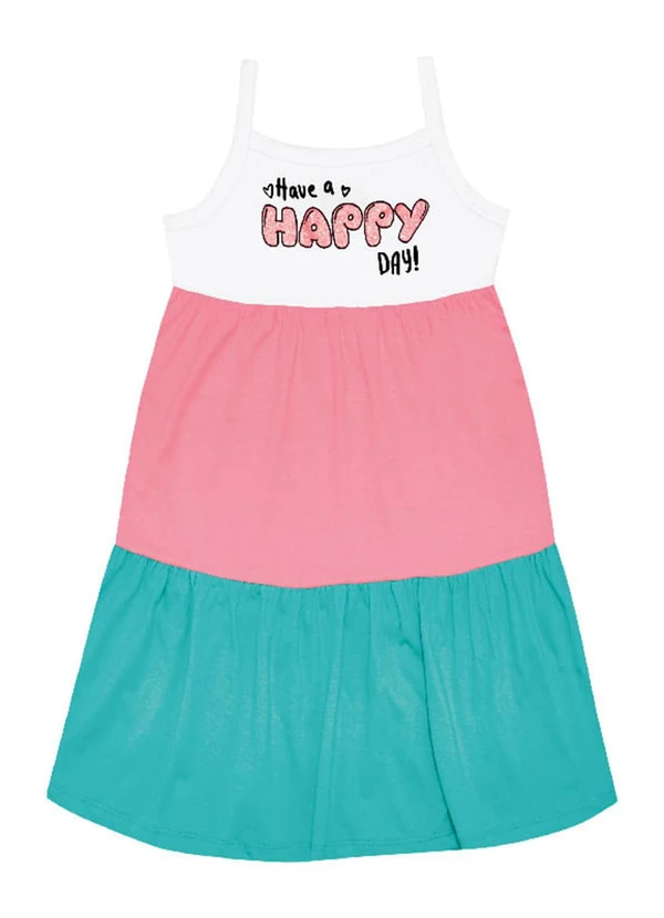 Pulla Bulla - Vestido Meia Malha Menina Rosa