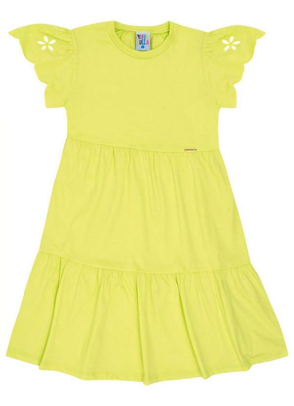 Pulla Bulla - Vestido Meia Malha Menina Verde