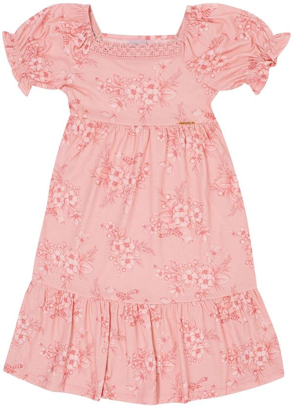 Pulla Bulla - Vestido Meia Malha Rosa