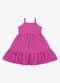 Rovi Kids - Vestido Meia Malha Rosa - variação: Rosa