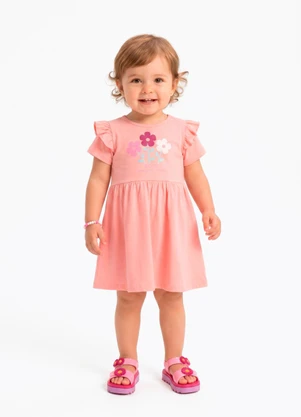 Sweet Lemon - Vestido Meia Malha Rosa - SWEET LEMON