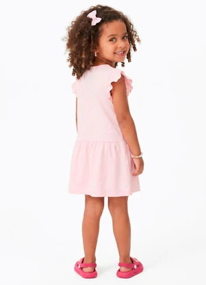 Sweet Lemon - Vestido Meia Malha Rosa - SWEET LEMON