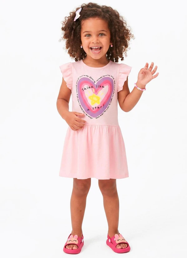 Sweet Lemon - Vestido Meia Malha Rosa