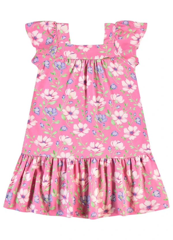Pulla Bulla - Vestido Meia Malha Rosa