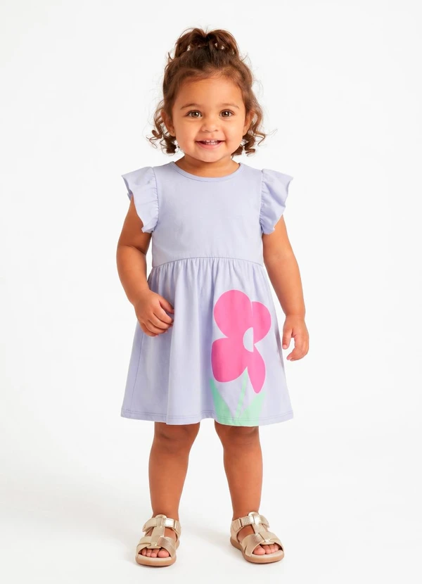 Sweet Lemon - Vestido Meia Malha Roxo