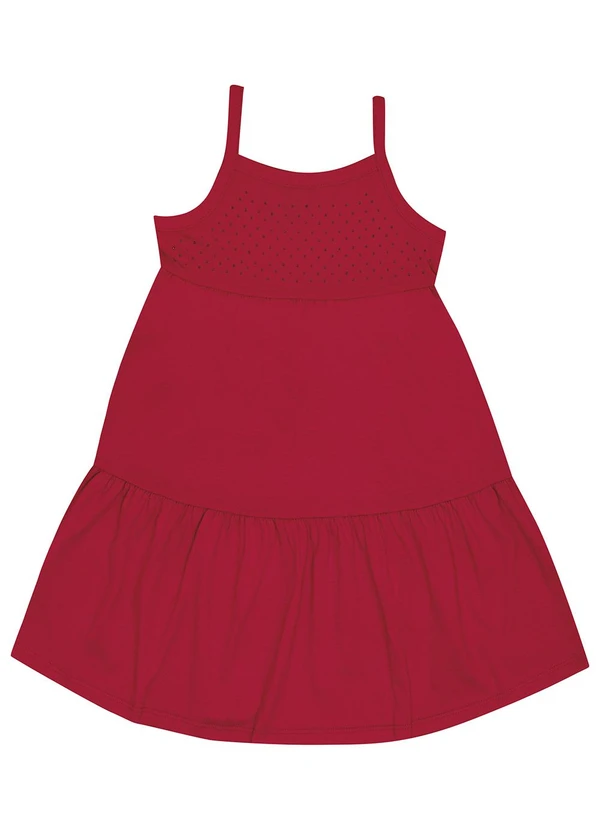 Pulla Bulla - Vestido Meia Malha Vermelho