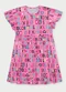 Abrange - Vestido Menina Alfabeto Rosa - variação: Rosa