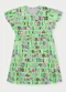 Abrange - Vestido Menina Alfabeto Rosa - variação: Verde
