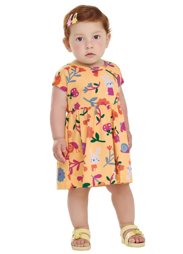 Elian - Vestido Menina Amarelo