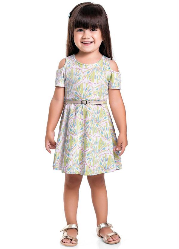 Fakini Kids - Vestido Menina Amarelo