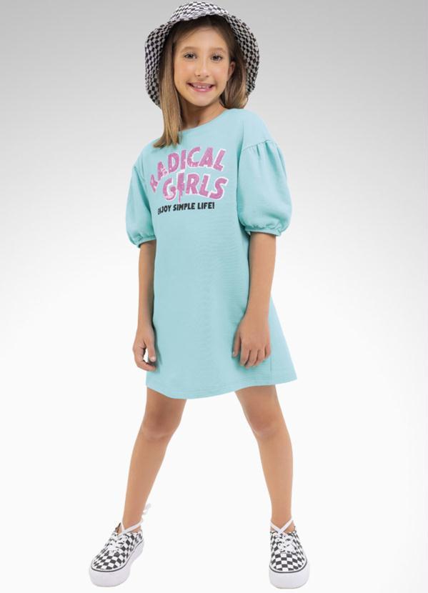 Playground - Vestido Menina Azul