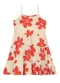 Brandili - Vestido Menina de Flores Colorido Natural - variação: Natural