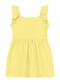 Brandili - Vestido Menina em Cotton Texturizado Vermelho - variação: Amarelo