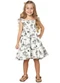 Milon - Vestido Menina Estampado Off White - variação: Off White