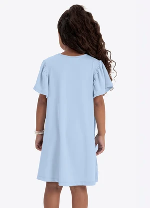 Rovi Kids - Vestido Menina Estasmpado Azul - ROVI KIDS