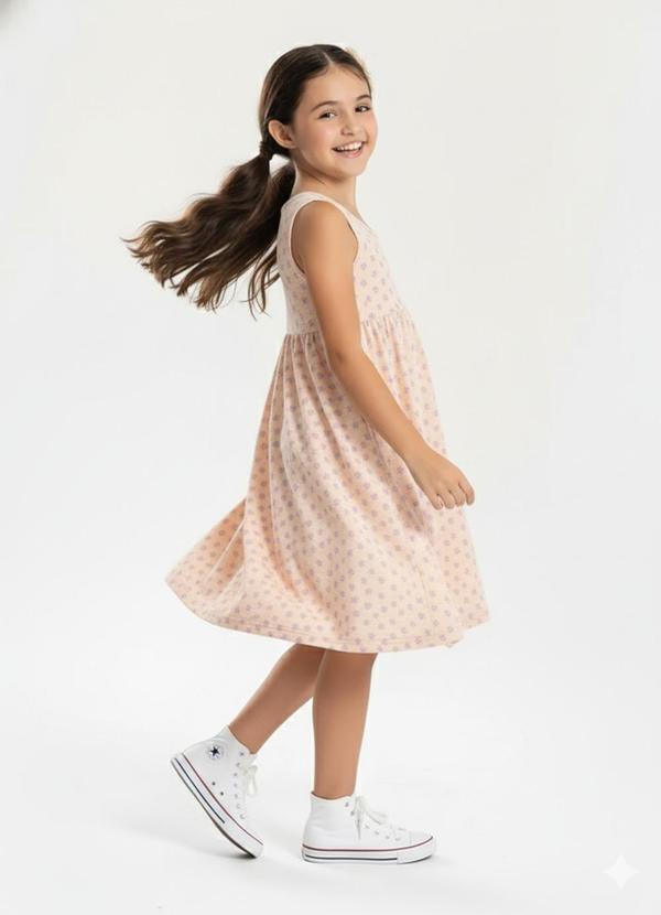 Rosa Azul - Vestido Menina Flores Iaia Amarelo 2