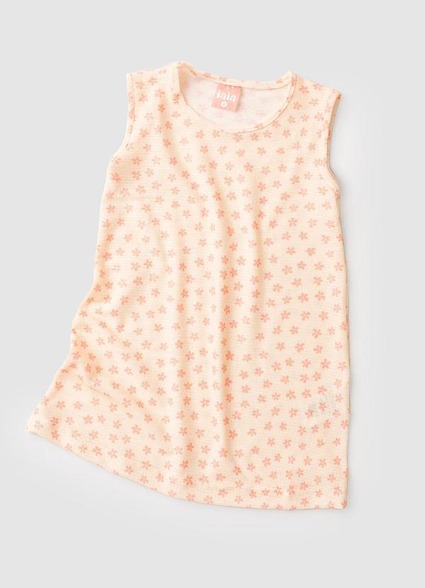 Rosa Azul - Vestido Menina Flores Iaia Bege 2