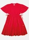 Cinti - Vestido Menina Glitter Bege - variação: Vermelho