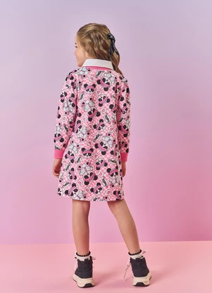 Cinti - Vestido Menina Lovely Panda Rosa - CINTI