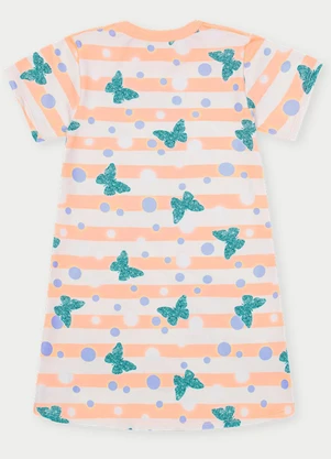 Abrange - Vestido Menina Pretty Girl Laranja - ABRANGE