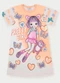 Abrange - Vestido Menina Pretty Girl Rosa - variação: Laranja