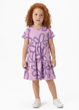 Fakini - Vestido Menina Roxo - FAKINI