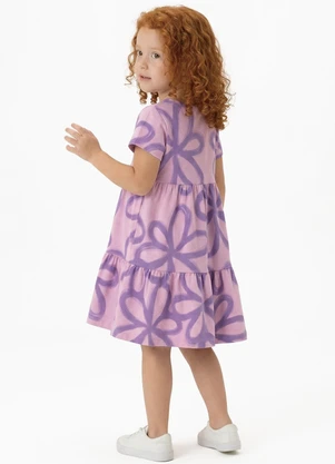 Fakini - Vestido Menina Roxo - FAKINI