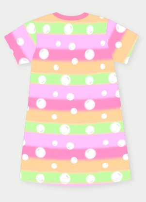 Abrange - Vestido Menina Summer Vibes Rosa - ABRANGE