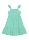 Brandili - Vestido Menina Texturizado Vermelho - variação: Verde