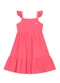 Brandili - Vestido Menina Texturizado Vermelho - variação: Vermelho
