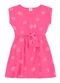 Brandili - Vestido Menina Tropical Texturizado Rosa - variação: Rosa