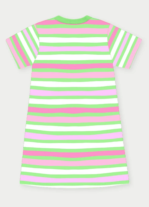 Abrange - Vestido Menina Unicórnio Verde 2