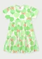 Abrange - Vestido Menina Ursinha Verde - variação: Verde